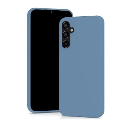 NAKŁADKA SILICON CASE SAMSUNG A56 5G CIEMNONIEBIESKA ETUI BACK COVER