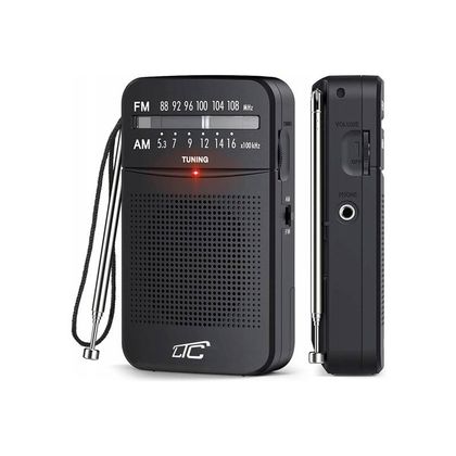 LTC radio przenośne kieszonkowe czarny LXLTC2029C