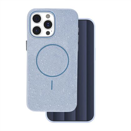 Nakładka Glitter Thin Magsafe case do iPhone 16 Pro Max błyszczący niebieski
