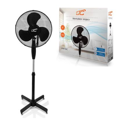 LTC wentylator wiatrak stojący 40W 16" czarny LXWT01C