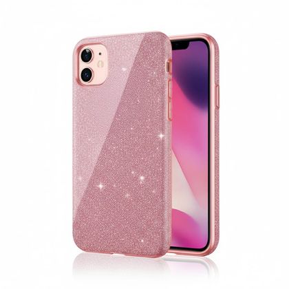 Nakładka Glitter case do iPhone 13 błyszczący różowy