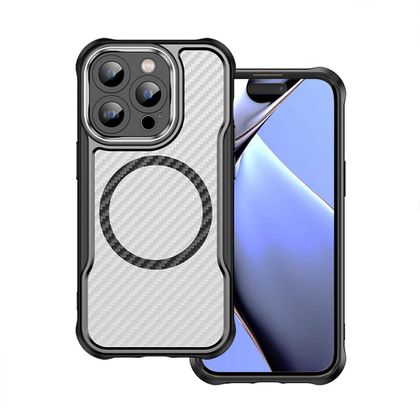 Nakładka Defender Carbon MagSafe case do iPhone 14 Pro czarny