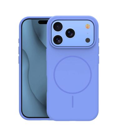 Nakładka Silicone Thin MagSafe case do iPhone 17 Pro Max / 18 Pro Max niebieski