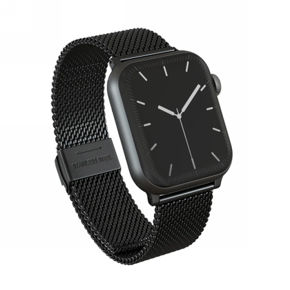 BURGA Metal Mesh Elegance - bransoleta do Apple Watch 38-42 mm (black)