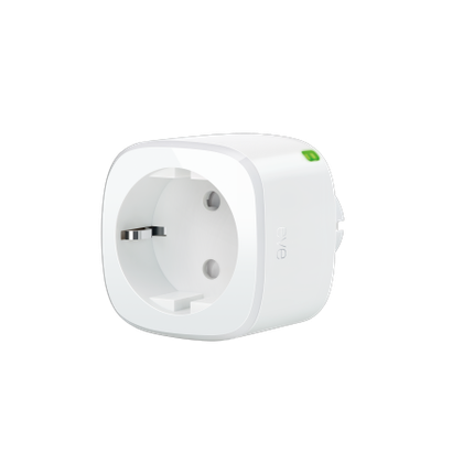 Eve Energy Matter - inteligentne gniazdo elektryczne z funkcją pomiaru zużycia energii (kompatybilność: Apple Home, Samsung SmartThings, Alexa, Google Home, Home Assistant)