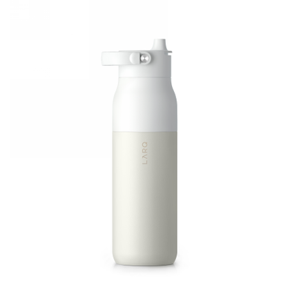 LARQ Bottle PureVis 2 - inteligentna, samoczyszcząca butelka filtrująca, światło UV-C 1L (granite white)