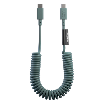 Native Union Pop Cable - kabel USB-C - USB-C, 1,2 m 60W (slate green)