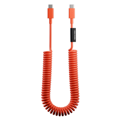Native Union Pop Cable - kabel USB-C - USB-C, 2,4 m 60W (alarm red)