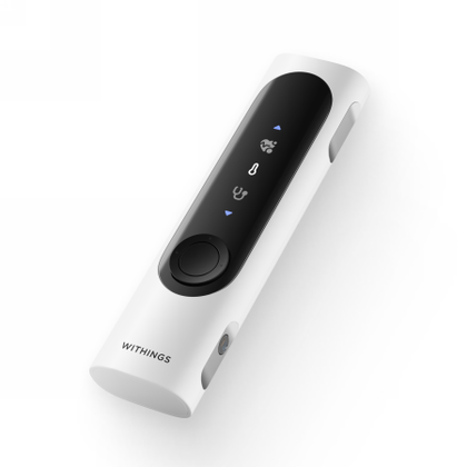 Withings BeamO - multifunkcyjne urządzenie do kontrolowania stanu zdrowia (termometr, pulsoksymetr, EKG, cyfrowy stetoskop). Wyrób medyczny