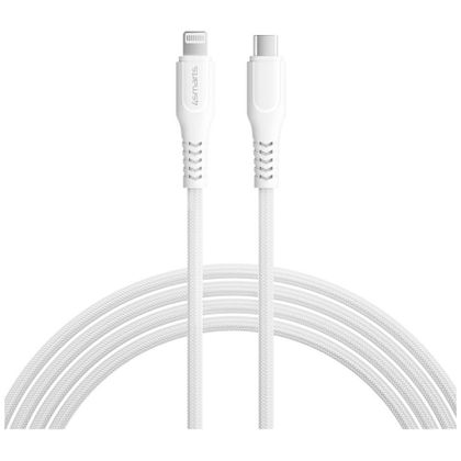 Kabel 4smarts Lightning do USB-C MFI 30W 1.5m biały