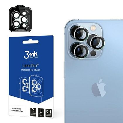 Ochrona na obiektyw aparatu 3MK Lens Protection Pro do iPhone 13 Pro / 13 Pro Max srebrny/silver
