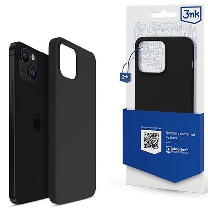 Etui 3MK Silicone Case do iPhone 14 Plus / 15 Plus czarny