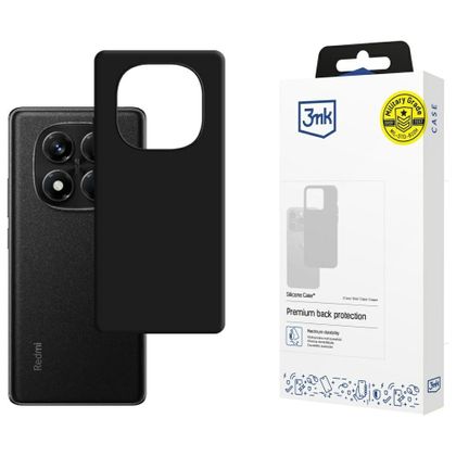 Etui 3MK Silicone Case do Xiaomi Redmi Note 14 Pro 5G czarny