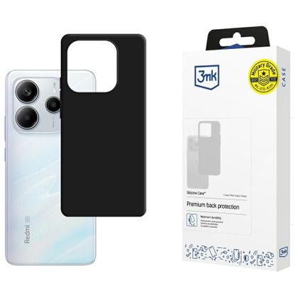Etui 3MK Silicone Case do Xiaomi Redmi Note 14 5G czarny