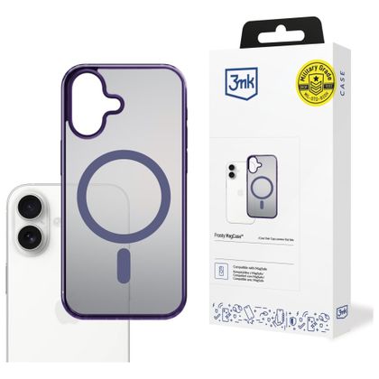 Etui 3MK Frosty MagCase do iPhone 17 fioletowy