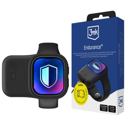 Etui 3MK Endurance Powerbank Case do Apple Watch 40mm/41mm 2,5W 1200mAh USB-C czarny