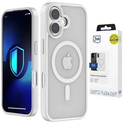 Etui 3MK Smoke MagCase do iPhone 17 biały