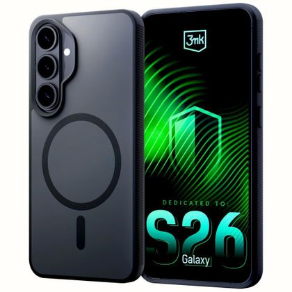 Etui 3MK Smoke MagCase do Samsung Galaxy S26 czarny