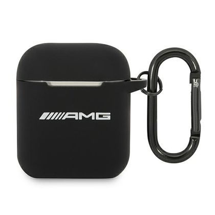 AMG AMA2RBK AirPods cover czarny/blackSilicone Big Logo