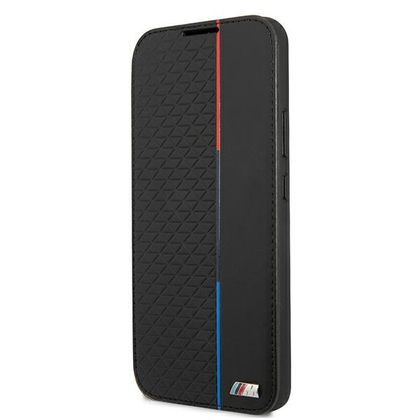 Etui BMW BMBKS22MTRTBK S22+ S906czarny/black bookcase M Collection Triangles
