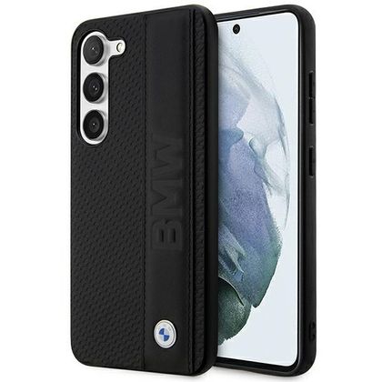 BMW BMHCS23S22RDPK S23 S911czarny/black hardcase Leather Textured & Stripe