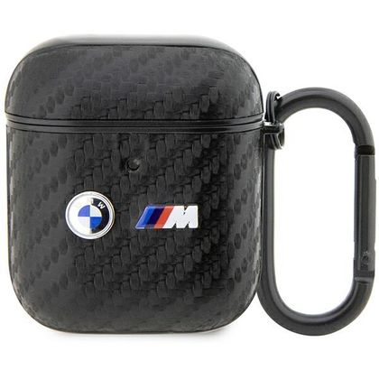 BMW BMA2WMPUCA2 AirPods 1/2 coverczarny/black Carbon Double Metal Logo
