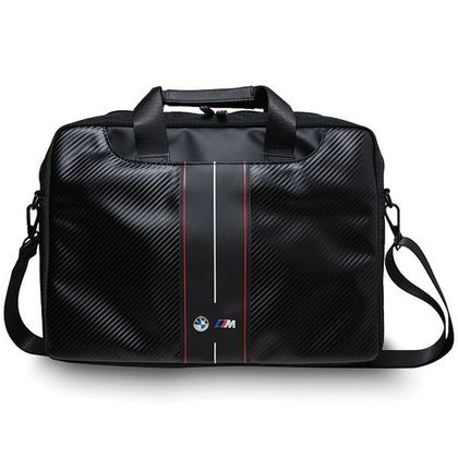 Torba BMW BMCB15COMSCAKR 16"czarny/black Carbon Red Stripes