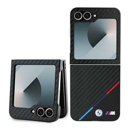 BMW BMHCZF623PUDTK Z Flip6 F741 / Z Flip7 FE czarny/black hardcase Carbon Tricolor