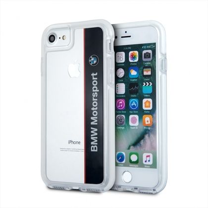 Etui hardcase BMW BMHCP7SPVNA iPhone 7/8/SE 2020 / SE 2022 transparent navy SHOCKPROOF