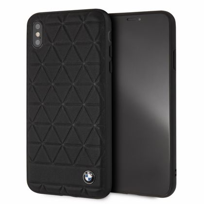 Etui hardcase BMW BMHCI65HEXBK iPhone XsMax czarny/black Hexagon