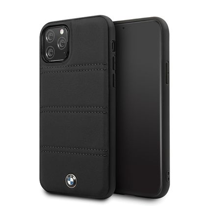 Etui hardcase BMW BMHCN58PELBK iPhone 11Pro czarny/black Signature Horizontal Lines