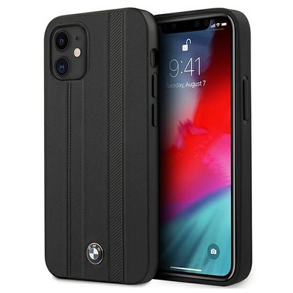 Etui BMW BMHCP12STTBK iPhone12 mini 5,4" czarny/black hardcase Signature Tire Marks