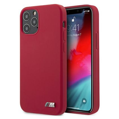 Etui BMW BMHCP12MMSILRE iPhone 12/12 Pro6,1" czerwony/red hardcase Silicone M Collection