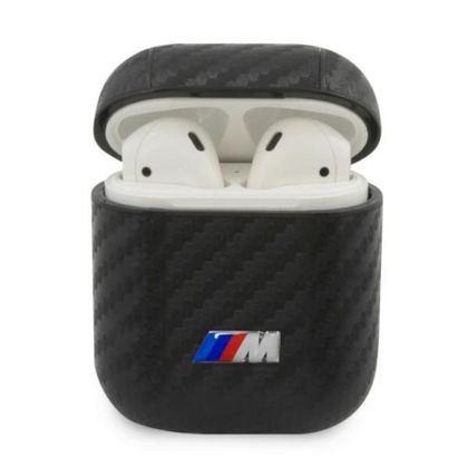BMW BMA2WMPUCA AirPods 1/2 coverczarny/black PU Carbon M Collection