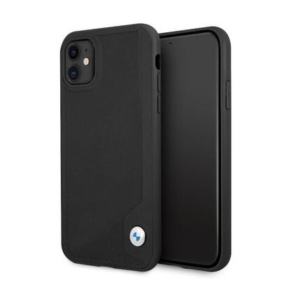 Etui BMW BMHCN61RCDPK iPhone 11 / Xr6,1" czarny/black hardcase Leather Deboss