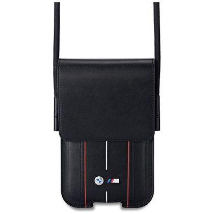 Torebka BMW Phone Pouch Red Stripes czarny