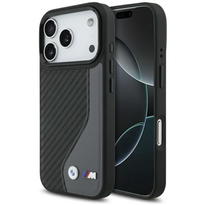 Etui BMW M Carbon Logo MagSafe do iPhone 17 Pro / 18 Pro antracyt