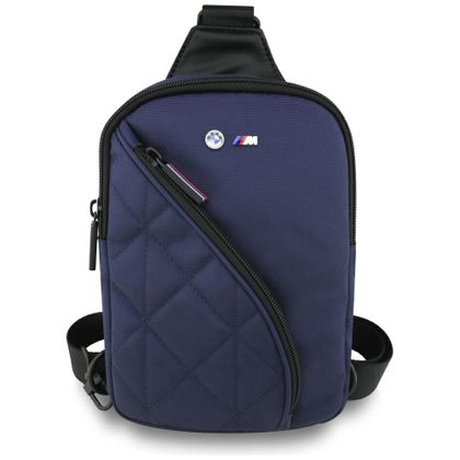 Torebka na telefon BMW Nylon Pocket&Metal Logo Crossbody granatowy