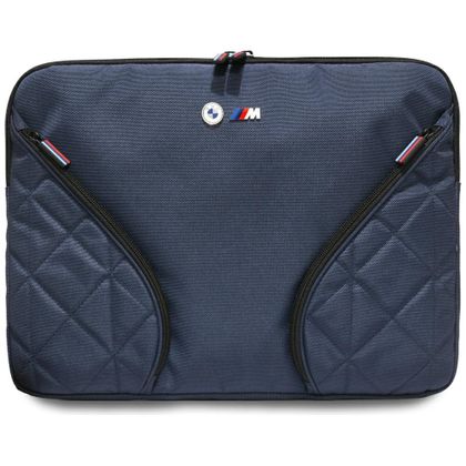 Torba BMW Nylon Pockets&Metal Logo Sleeve 16" granatowy