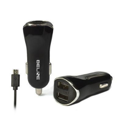 Beline Ład. sam. 2xUSB + microUSB 2,1Aczarna/black
