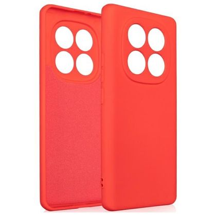 Beline Etui Silicone Xiaomi Redmi Note 14 Pro czerwony/red