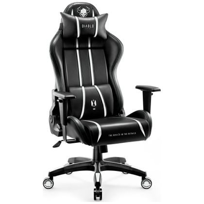 Fotel gamingowy Diablo Chairs X-One 2.0 Normal Size czarno-biały