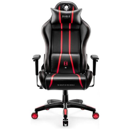 Fotel gamingowy Diablo X-One 2.0 Normal Size czarno-czerwony