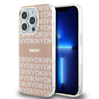 DKNY DKHMP14XHRHSEP iPhone 14 Pro Max6.7" różowy/pink hardcase IML Mono & Stripe MagSafe