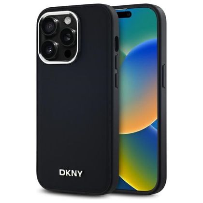 DKNY DKHMP14LPSCMCLK iPhone 14 Pro6.1" czarny/black hardcase Plain Logo MagSafe