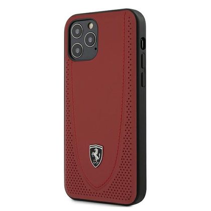 Ferrari FEOGOHCP12MRE iPhone12/12 Pro 6,1" czerwony/red hardcase Off Track Perforated