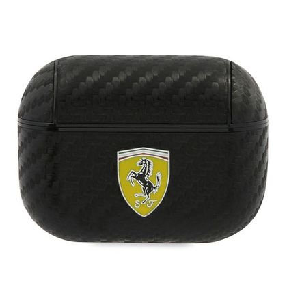 Ferrari FESAPCABK AirPods Pro coverczarny/black On Track PU Carbon