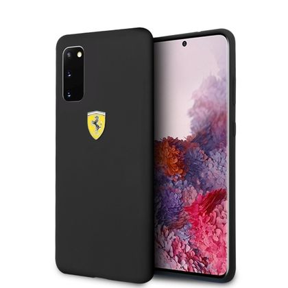 Ferrari Hardcase FESSIHCS62BK S20 G980czarny/black Silicone