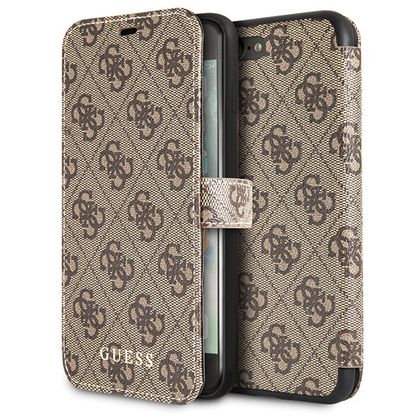 Guess GUFLBKI8L4GB iPhone 7/8 Plusbrown/brązowy book 4G