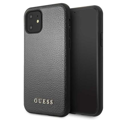Guess GUHCN61IGLBK iPhone 11 6,1" / Xrczarny/black hard case Iridescent